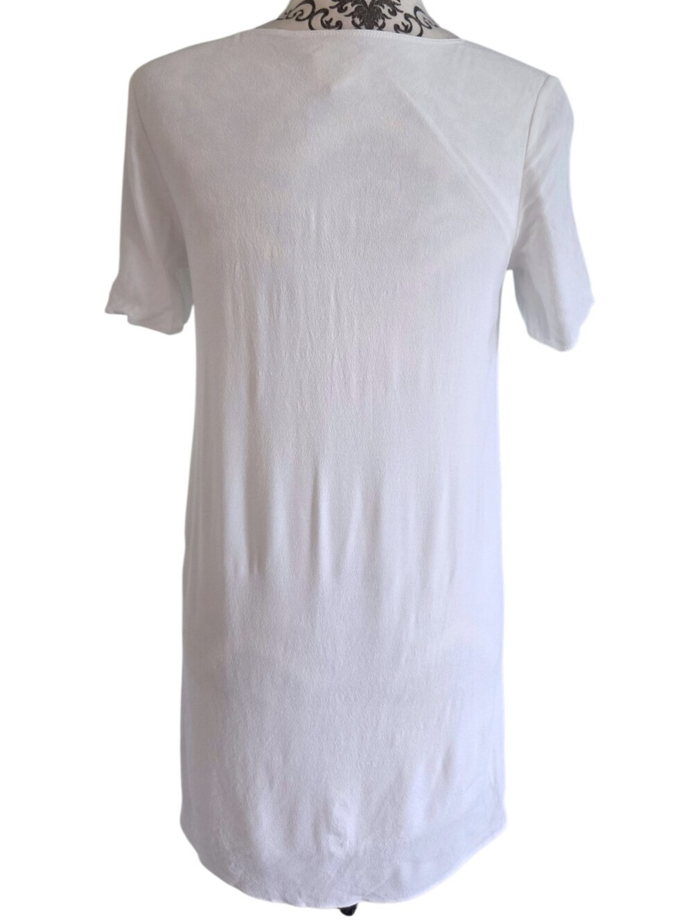 Aritzia Wilfred Free Teigen Dress Women Medium White Resort Coastal Luxury Beach - Picture 3 of 8